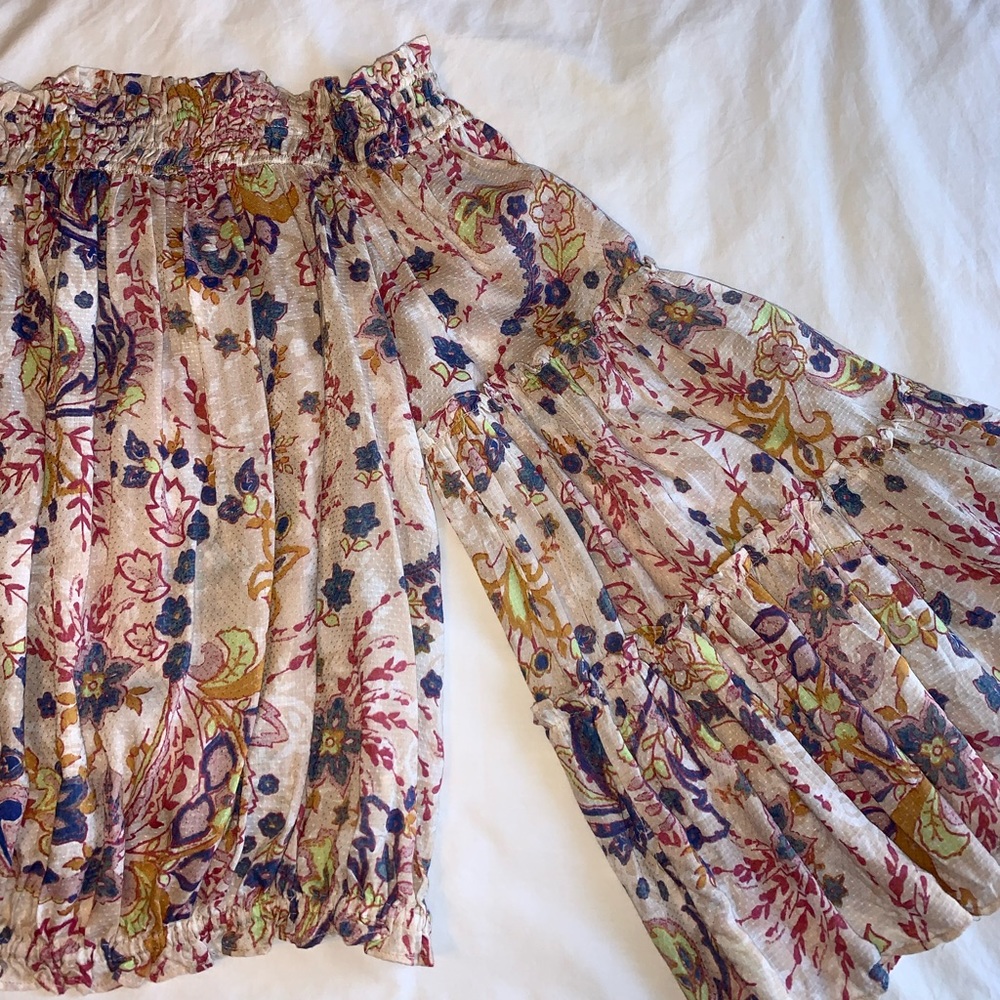 Free People Off the Shoulder Blouse